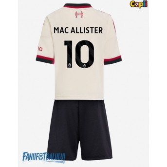Liverpool Alexis Mac Allister #10 Echipament de Fotbal Replică 2025-26 Copii Deplasare (+ Șorturi)